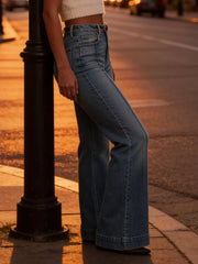 Hazel Blues® | High-Waisted Flare Leg Jeans