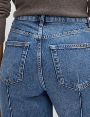 Hazel Blues® | Wide Leg Jeans with Front Seam Detail