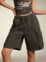 Hazel Blues® | Cargo Shorts with Drawstring