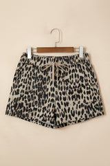 Hazel Blues® | Leopard Love Denim Shorts | Leopard Lace Denim Shorts