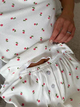 Hazel Blues® | Floral Print Ribbed Knit Cami and Shorts Lounge Set