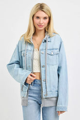 Hazel Blues® | RISEN Oversized Hoodie Jacket