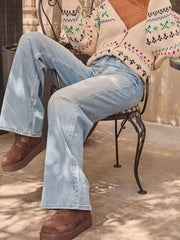 Hazel Blues® | Washed Wide Leg Jeans