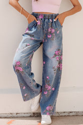 Hazel Blues® | Meadow Muse Jeans | Floral Jeans