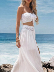 Hazel Blues® | Crochet Top and Maxi Skirt Set