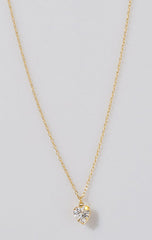 Faithy Jewels Hailey Heart Necklace ~ Gold