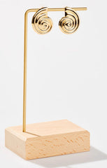 Faithy Jewels Sarah Shell Earrings ~ Gold