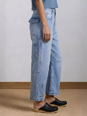 Hazel Blues® | Washed Wide Leg Jeans