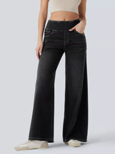 Hazel Blues® | High-Waisted Wide Leg Jeans