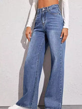 Hazel Blues® | High-Waisted Wide Leg Jeans