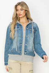 Hazel Blues® | RISEN Oversized Hoodie Jacket