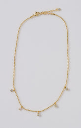 Faithy Jewels Steph Shaker Necklace ~ Crystal