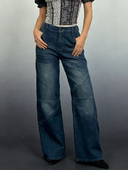 Hazel Blues® | Vintage Wash Wide Leg Jeans