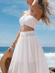 Hazel Blues® | Crochet Top and Maxi Skirt Set