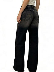 Hazel Blues® | Washed Wide Leg Jeans