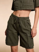 Hazel Blues® | Cargo Shorts with Drawstring
