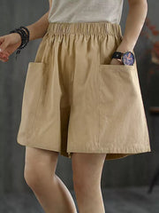 Hazel Blues® | Elastic Waist Casual Shorts