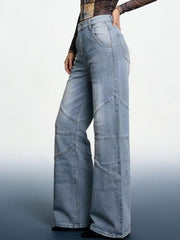Hazel Blues® | Vintage Wash Wide Leg Jeans