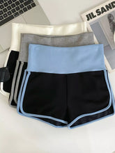Hazel Blues® | High Waist Contrast Trim Shorts