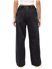 Hazel Blues® | Elastic Waist Wide Leg Jeans