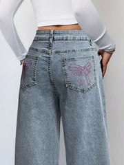 Hazel Blues® | Wide Leg High Waist Jeans