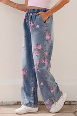 Hazel Blues® | Meadow Muse Jeans | Floral Jeans