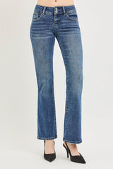 Hazel Blues® | RISEN Tummy Control Low Rise Bootcut Jeans