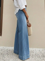 Hazel Blues® | High-Waisted Wide Leg Jeans