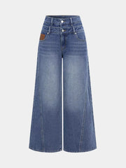 Hazel Blues® | High Waist Wide Leg Jeans