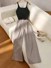 Hazel Blues® | Sleeveless Top and Wide-Leg Pants Set