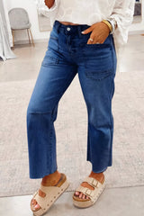 Hazel Blues® | High Waist Straight Leg Jeans