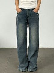 Hazel Blues® | Vintage Wash Wide Leg Jeans
