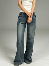 Hazel Blues® | Vintage Wash Wide Leg Jeans