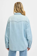 Hazel Blues® | RISEN Western Yoke Style Relaxed Fit Denim Shirts