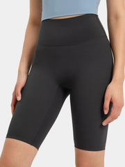 Hazel Blues® | Millennia High Rise Wide Waistband Active Shorts