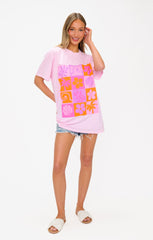 24 Hour Tee ~ Pink Daisy Graphic