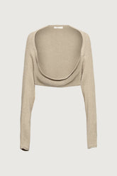 OVERSIZED RIBBED BOLERO