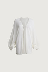 OVERSIZED SHEER CARDIGAN