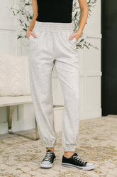 Hazel Blues® | Every Second, Every Hour Jogger Bottoms in Heather Grey
