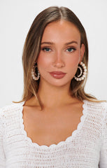Frasier Sterling Bordeaux Earrings ~ Ivory