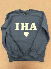 IHA Crew Heart Sweatshirt (comes in multiple colors)