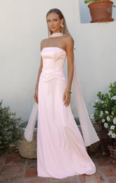 Jules Maxi Dress ~ Powder Pink