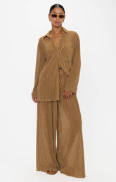 Everywhere Tunic ~ Beachy Bronze Geo