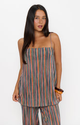 Abby Top ~ Sundown Stripe Knit