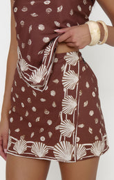 Casey Mini Skirt ~ Cocoa Coast