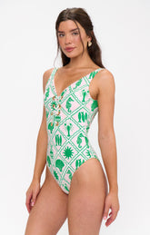 Kauai One Piece ~ Coastal Collage