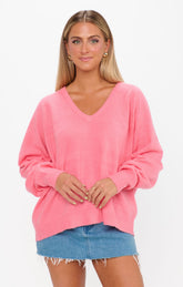 Anything Goes Sweater ~ Coral Knit