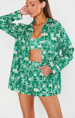 Carry On Button Down ~ Tiki Palms