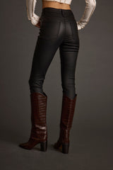 Nixon Black Coated Pants