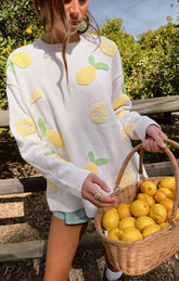 Go To Sweater ~ Lemon Sorbet Knit